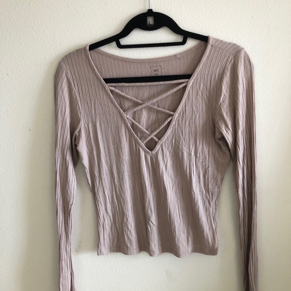 Pacsun cropped long sleeve